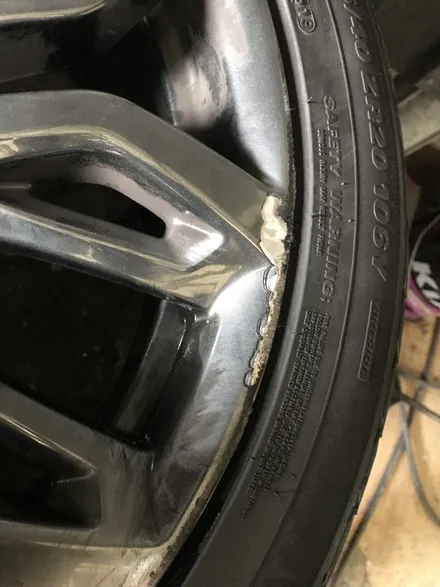 [울산휠마스터][울산휠복원][휠복원잘하는집]BMW X6 고스트크롬 휠 도색 / 울산 북구