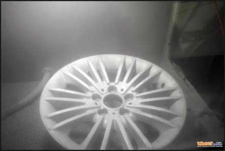 [휠수리][울산휠복원]bmw 520d 순정휠 하이퍼메탈 휠도색 / 울산 북구