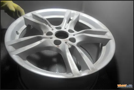 [울산휠수리][울산휠]bmw 320d 순정휠 블랙유광 휠도색 / 울산 북구