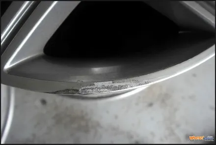 [울산휠수리][휠복원]벤츠 ml63amg 순정휠 다이아몬드컷팅휠수리[휠도색] / 울산 북구
