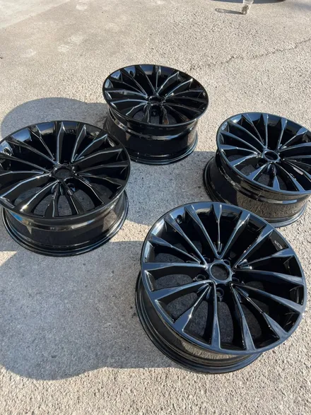 [울산휠마스터][울산휠도색][휠복도색맛집]BMW 530e 휠 블랙유광 도색 / 울산 북구