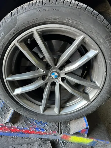 [울산휠마스터][울산휠도색][휠복원도색맛집]BMW 5시리즈 휠 복원 도색 / 울산 북구