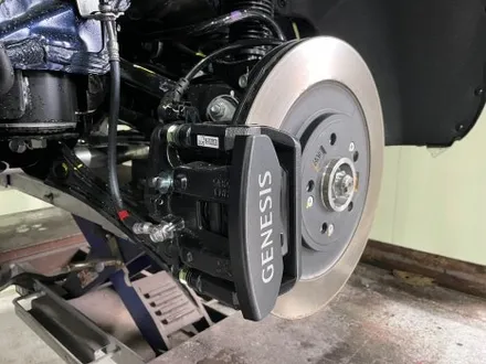 [울산 휠마스터] 제네시스 GV70 캘리퍼도색 / 울산 휠도색, 휠수리,휠복원 / 울산 북구