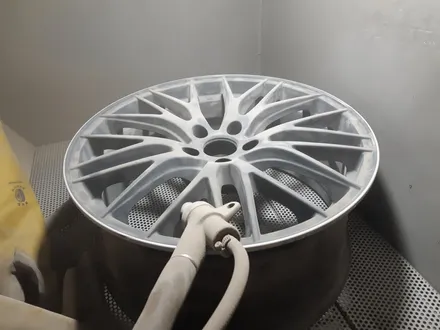 [울산휠마스터][울산휠도색][휠수리잘하는집]벤츠 A45 AMG 블랙유광 분체도장 / 울산 북구