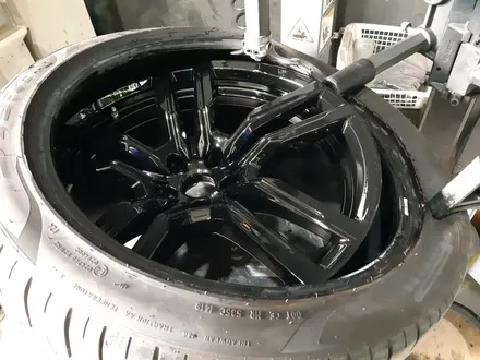 [울산휠마스터][울산휠도장][울산휠도색]BMW X6 M 블랙유광 분체도장 / 울산 북구