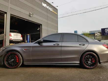 [울산휠마스터][울산휠도색][휠도색잘하는집]벤츠 C63 AMG 투톤컬러 분체도장 / 울산 북구