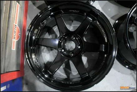[울산휠도색][울산휠튜닝]인피니티g37쿠페 te37휠 블랙유광 휠도색 / 울산 북구