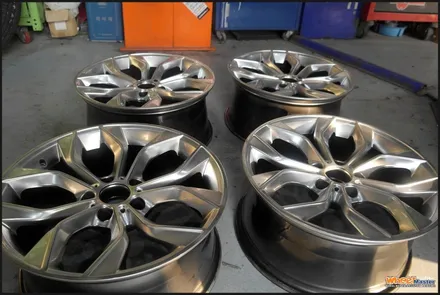 [울산휠][휠복원]bmw 3gt 순정휠 하이퍼실버 휠도색 / 울산 북구