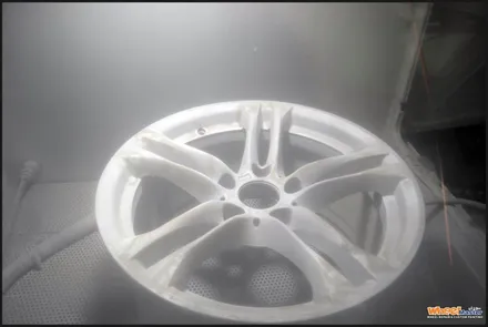 [울산휠도색]bmw f30 320d 613m휠 블랙유광 휠도색 / 울산 북구