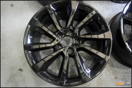 [휠도색][울산휠수리]bmw x6 순정휠 블랙유광 휠도색 / 울산 북구