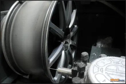 [울산휠수리][휠복원]벤츠w222 s클래스 s63amg 순정휠 다이아몬드컷팅휠수리[휠도색] / 울산 북구