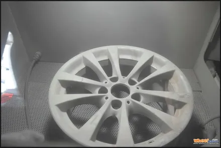[울산휠][휠수리][휠도색]bmw 3gt 순정휠 유광블랙 분체도장 휠도색[휠복원] / 울산 북구
