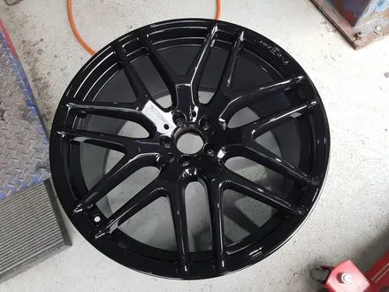 [울산휠마스터][울산휠도색잘하는집][벤츠휠도색]벤츠 GLE 63AMG 블랙유광 분체도장 / 울산 북구