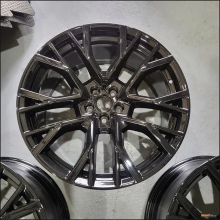 [울산휠도색][휠복원][휠수리]BMW X5M 블랙유광 분체도장 휠도색 / 울산 북구