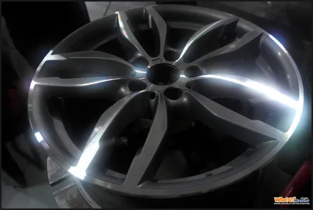 [울산휠][울산휠수리]bmw x3순정 다이아몬드컷팅휠 휠복원 / 울산 북구