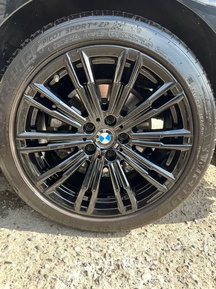 [울산휠마스터][울산휠도색][휠복도색맛집]BMW 3시리즈 휠 블랙유광 도색 / 울산 북구
