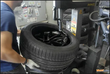 [휠도색][울산휠수리]bmw x6 순정휠 블랙유광 휠도색 / 울산 북구