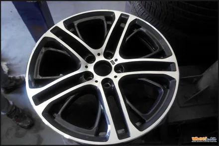 [울산휠][다이아몬드컷팅휠][휠수리]bmwx4순정휠 다이아몬드컷팅휠복원 / 울산 북구