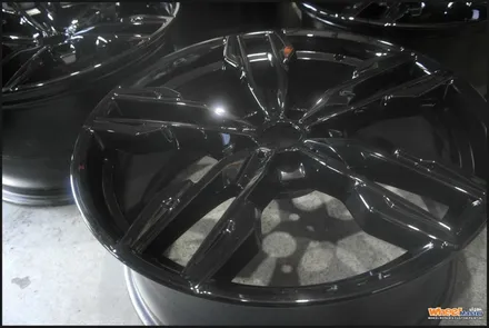 [울산휠수리][휠복원]BMW X6 순정휠 블랙유광 분체도장 휠도색 / 울산 북구