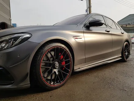 [울산휠마스터][울산휠도색][휠도색잘하는집]벤츠 C63 AMG 투톤컬러 분체도장 / 울산 북구