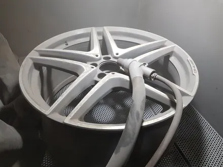 [울산휠마스터][휠도색][캘리퍼도색]벤츠 S63 AMG 블랙유광 분체도장 및 캘리퍼 도색 / 울산 북구