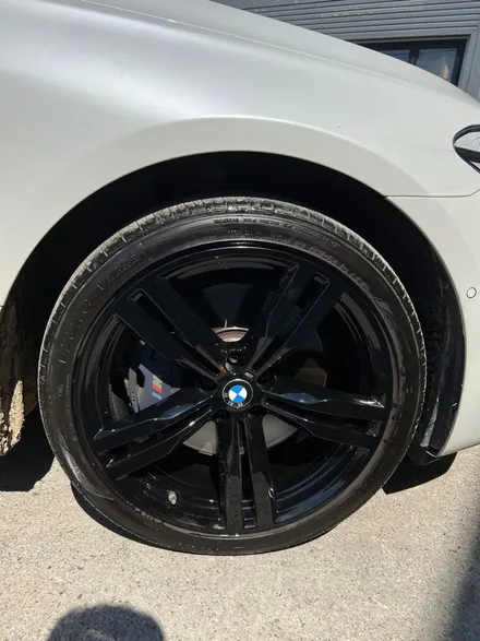 [울산휠마스터][울산휠도색][휠복도색맛집]BMW 6 GT 휠 블랙유광 도색 / 울산 북구
