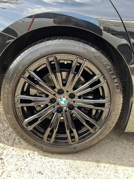 [울산휠마스터][울산휠도색][휠복도색맛집]BMW 3시리즈 휠 블랙유광 도색 / 울산 북구