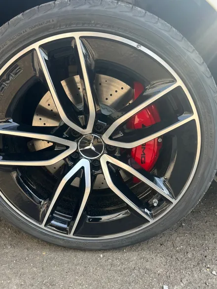 [울산휠마스터][울산캘리퍼도색][캘리퍼도색잘하는집]벤츠 CLS 53 AMG 캘리퍼 도색 / 울산 북구