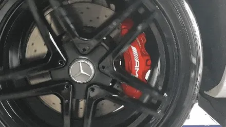 [울산휠마스터][휠도색][캘리퍼도색]벤츠 S63 AMG 블랙유광 분체도장 및 캘리퍼 도색 / 울산 북구