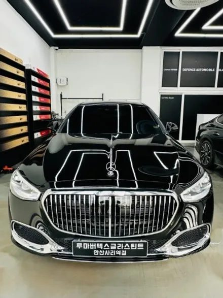 안산 루마버텍스 벤츠 마이바흐 S클래스 썬팅 재시공