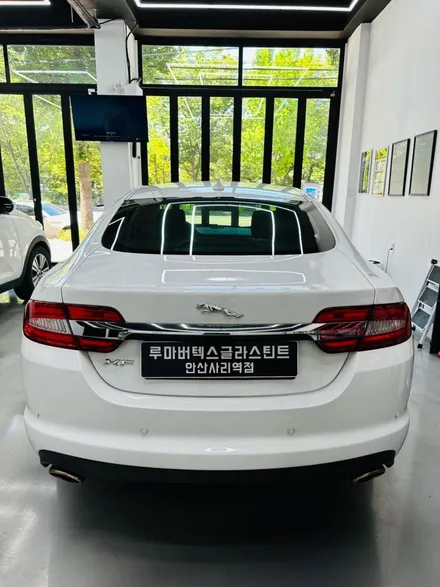 재규어 XF 열차단 썬팅 재시공 루마버텍스 700 안산