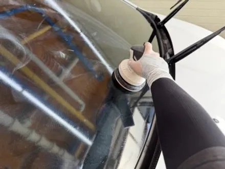 청주 detail_lee_wash 디테일링 세차 전문 chevrolet 스파크 전면 유리 유막 제거 및 발수코팅 & 디테일링 세차!! / 청북 청주