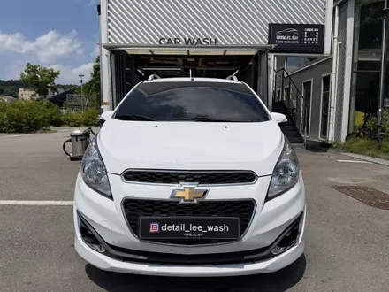 청주 detail_lee_wash 디테일링 세차 전문 chevrolet 스파크 전면 유리 유막 제거 및 발수코팅 & 디테일링 세차!! / 청북 청주