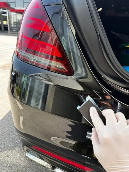 청주 detail_lee_wash 보험수리 전문 BENZ S63 AMG 사고 후 유리막 코팅 및 트렁크리드 PPF 재시공 / 청북 청주