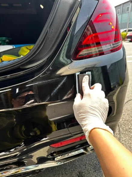청주 detail_lee_wash 보험수리 전문 BENZ S63 AMG 사고 후 유리막 코팅 및 트렁크리드 PPF 재시공 / 청북 청주