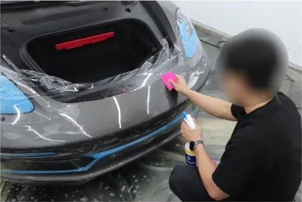 인천 범퍼 PPF 보험처리 재시공:포르쉐 718 박스터 4.0GTS(용현동ppf,고잔동ppf,문학동ppf,간석동ppf,송림동ppf,효성동ppf,원당동ppf,원창동ppf,당하동ppf / 인천 연수구 송도동