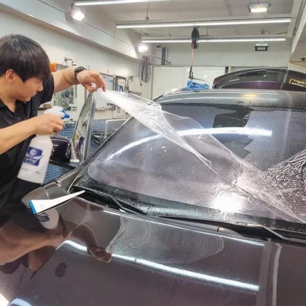 자동차틴팅 블락포디 비바스카이블루로 재시공했어요 / 고양 덕양구 삼송동