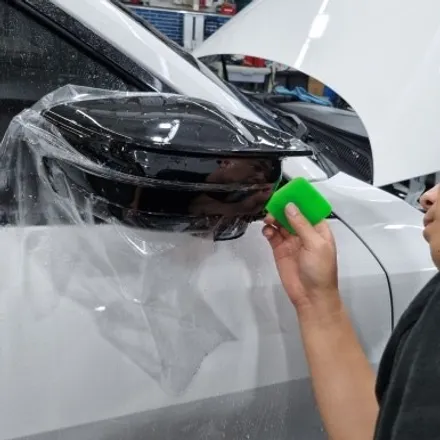 BMW i4 프론트패키지PPF 시공(노원,중랑,광진,성북,강북,도봉,동대문구) / 고양 덕양구 삼송동