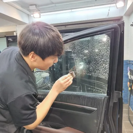 자동차틴팅 블락포디 비바스카이블루로 재시공했어요 / 고양 덕양구 삼송동