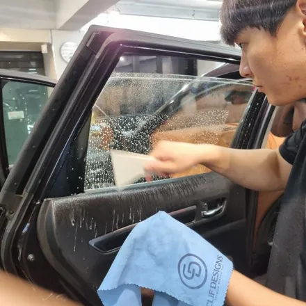 자동차틴팅 블락포디 비바스카이블루로 재시공했어요 / 고양 덕양구 삼송동