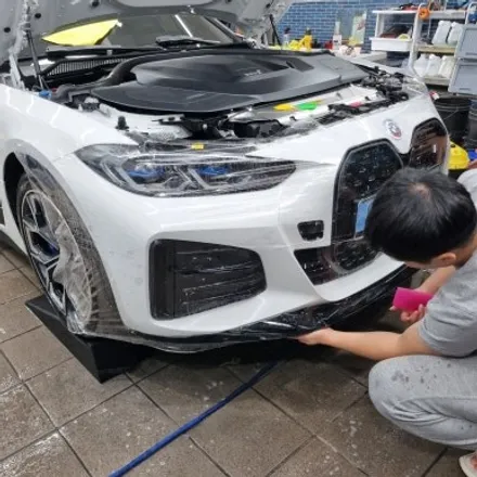 BMW i4 프론트패키지PPF 시공(노원,중랑,광진,성북,강북,도봉,동대문구) / 고양 덕양구 삼송동