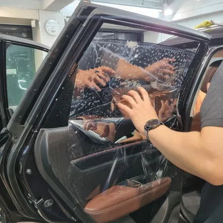자동차틴팅 블락포디 비바스카이블루로 재시공했어요 / 고양 덕양구 삼송동