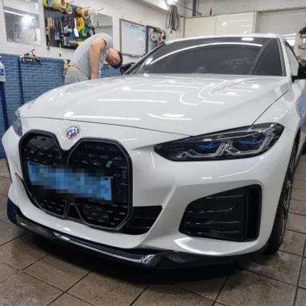 BMW i4 프론트패키지PPF 시공(노원,중랑,광진,성북,강북,도봉,동대문구) / 고양 덕양구 삼송동