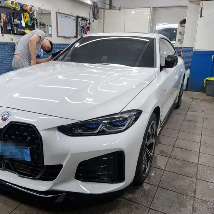 BMW i4 프론트패키지PPF 시공(노원,중랑,광진,성북,강북,도봉,동대문구) / 고양 덕양구 삼송동