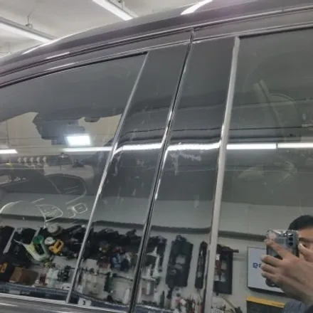 B필라 하이그로시PPF GLE400d(W167) 재단필름으로 시공하기 / 고양 덕양구 삼송동