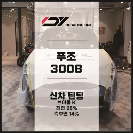 프라이버시 썬팅을 원한다면 브이쿨 K가 정답 푸조3008 / 안양시 동안구 평촌동