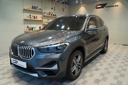BMW X1 신차출고 가죽코팅,전체 유리발수코팅 시공 / 안양, 과천, 의왕