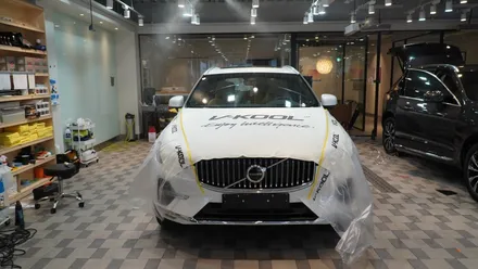 안양 볼보 썬팅 XC60에 브이쿨 K로 열차단과 프라이버시 확보 / 안양, 과천, 의왕