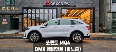 쏘렌토MQ4 DMX엠비언트 비노출 매립형 시공 - 안산자동차튜닝 / 안산,시흥,부천