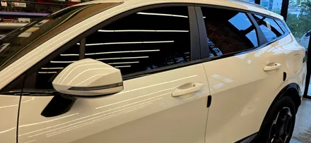 안산랩핑샵 크롬죽이기 랩핑 스포티지NQ5 블랙엠블럼 레터링 시공 / 안산,시흥,부천